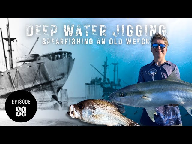 SOLO DIVING A 90 YEAR OLD SHIPWRECK | JIGGING DEEPWATER SNAPPER - Ep 89