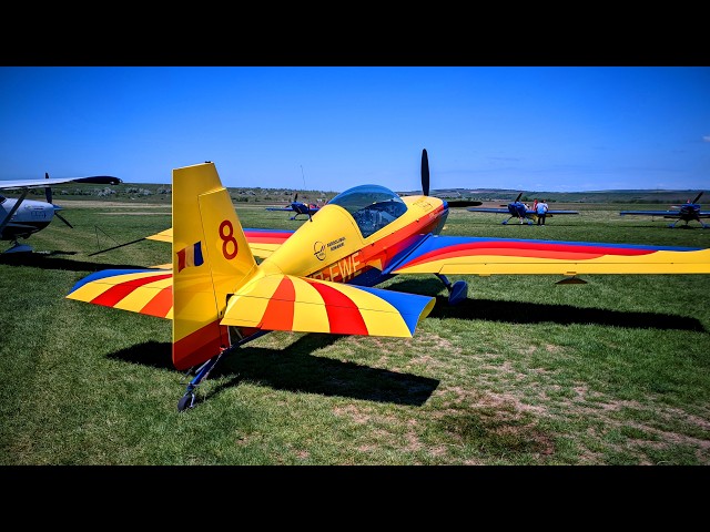 3D VR180 Onboard aerobatic aircraft - Hawks Of Romania (Soimii Romaniei) -Take Off - Iasi Airshow