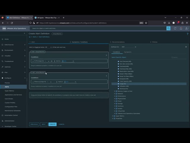 Master Alerting for VMware Aria Operations