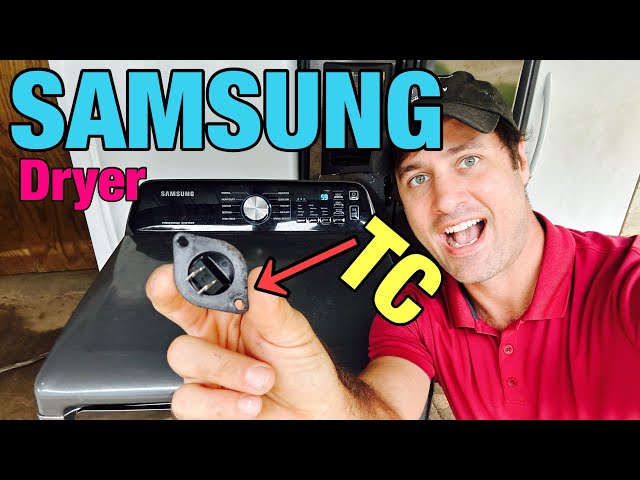 This Samsung Dryer Won’t Run Long & Throws the TC Code | Quick Thermistor Fix | DVE45T3400P/A3