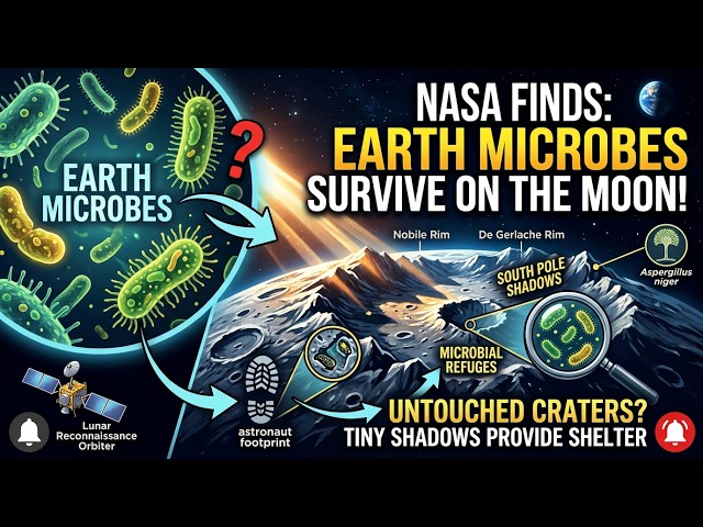 NASA Finds Earth Microbes Could Survive on the Moon