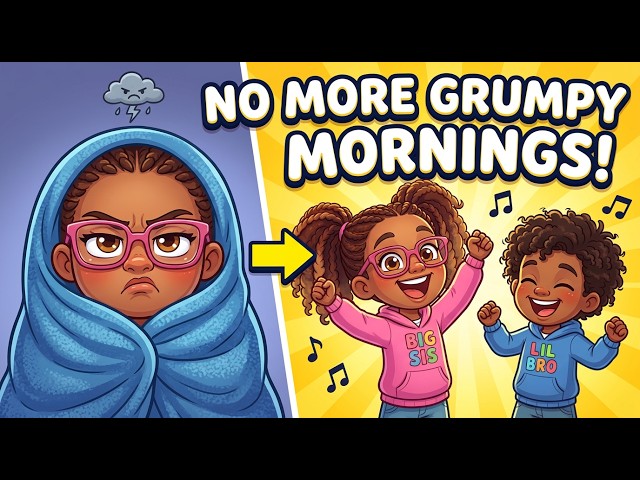Big Sis Woke Up GRUMPY! 😾 Can the 5 S's Fix Her Morning?