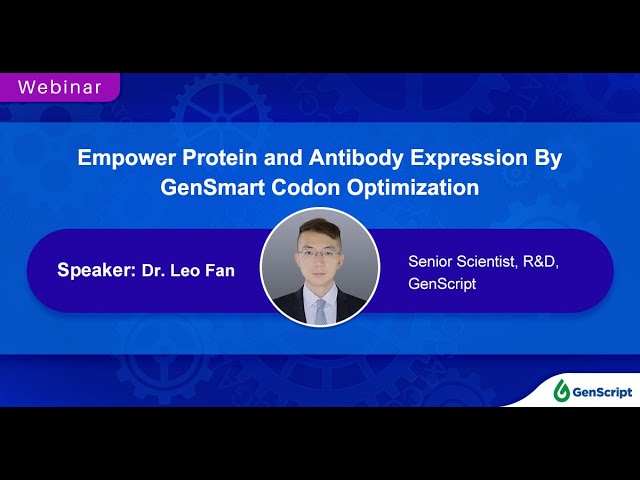 Empower Protein and Antibody Expression By GenSmart Codon Optimization