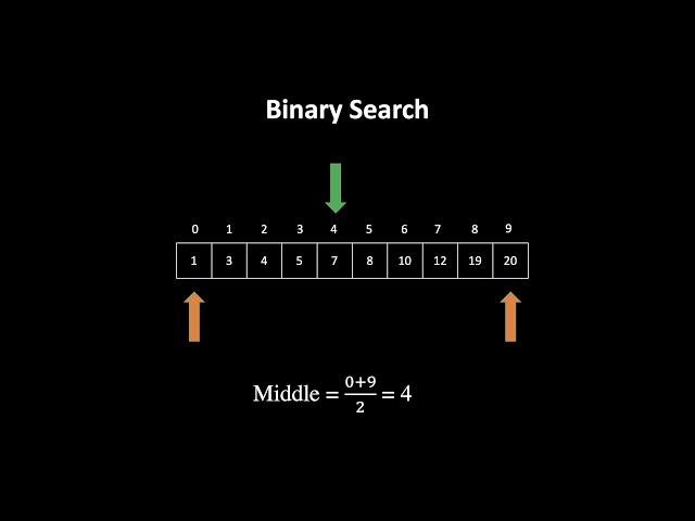 Binary Search Animation | Intuition