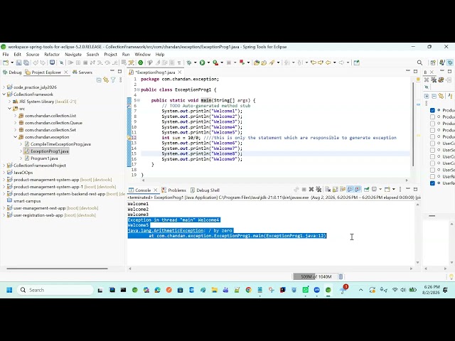 JAVA TRAINING SESSION -15