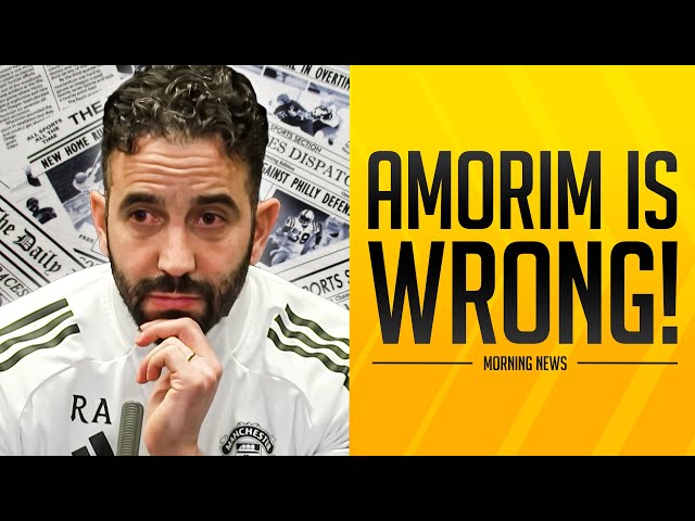 Amorim Got This One Wrong: That’s Not A Manchester United Manager ￼