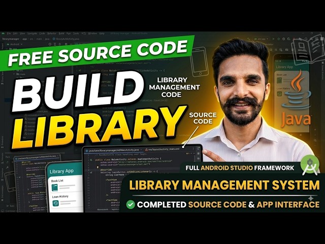 How to Make Library Management App in Android Studio | Full College Minor Project + Source Code
