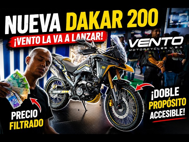 VENTO DAKAR 200 - The adventure motorcycle that costs less than $9 million