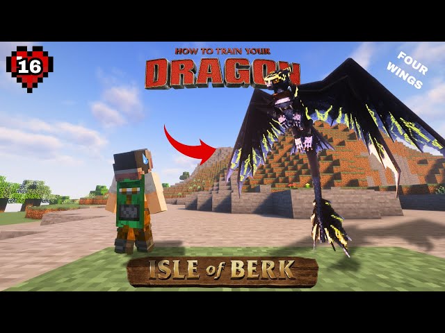 Minecraft - Isle of Berk | THIS NIGHT FURY HAS FOUR WINGS?!  [16]