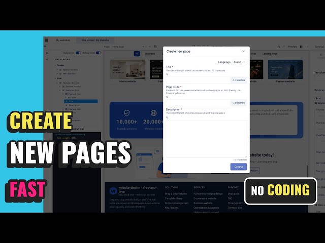 How to Create a New Page in Your Website | SEO Friendly URLs & Page Management in Tumpixel