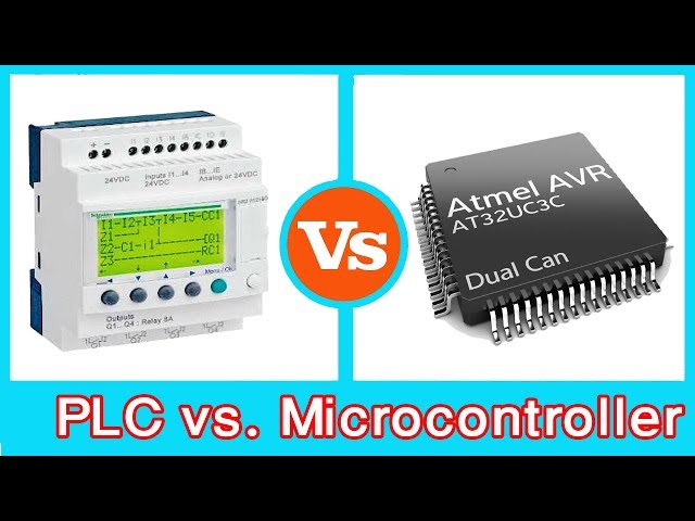 PLC vs Microcontroller - Difference between PLC and Microcontroller