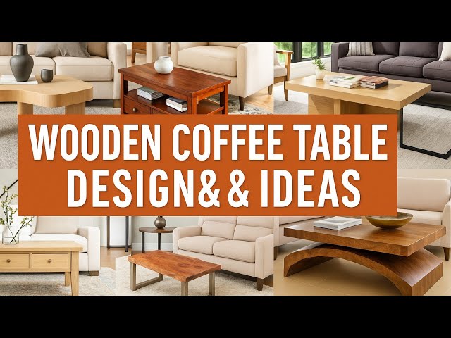 Wooden coffee table design and ideas @JDwoodcraftandidea