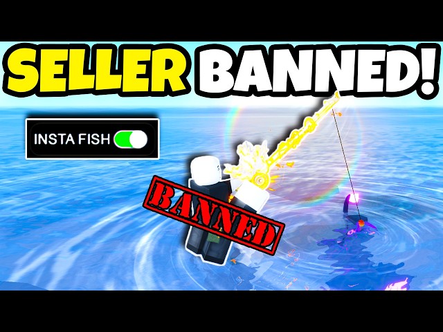 I BANNED The BIGGEST EXPLOIT SELLER On FISCH Roblox!