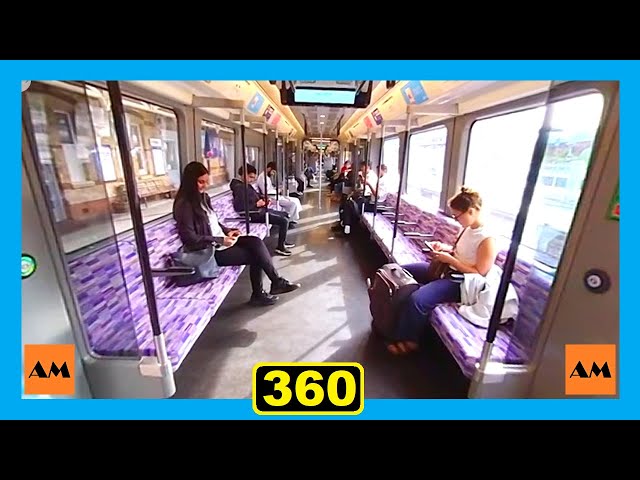 #360Videos Riding The New #ElizabethLine #LondonUnderground - 02 - Inside - #Vuze + Plus