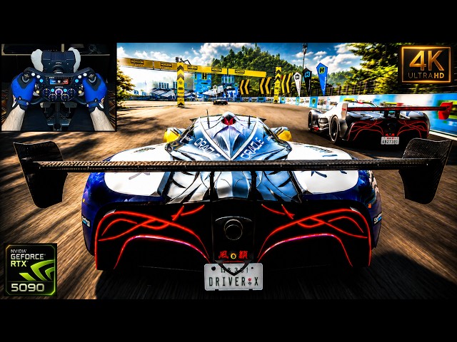 Mazda Furai - Forza Horizon 6 | Legend Island Circuit 10-Lap Race | MOZA R9 | RTX 5090 | 4K