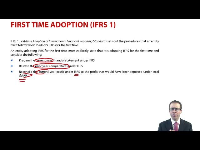First time adoption (IFRS 1) - ACCA (SBR) lectures