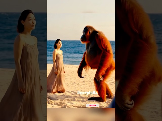 What Happens When Humans and Orangutans Come Close Together #nature #animals #explore #happy #love