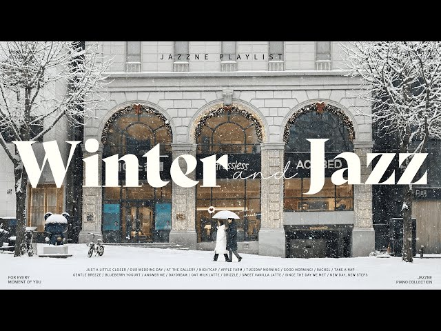 Playlist | Gentle Winter Jazz to Add Cozy Mood with Ace Bed ❄️🩵 | Relaxing Jazz Music