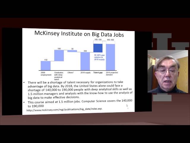 X-Informatics Unit 3: Data Deluge 2: Jobs