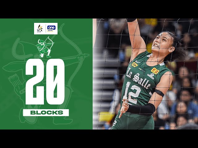 DLSU’S 20 BLOCKS BARRAGE vs. UST | UAAP Season 87 Women’s Volleyball
