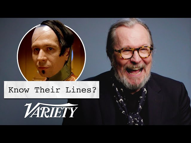 Does Sir Gary Oldman Know His Lines?
