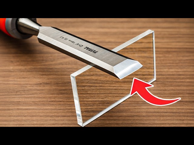 The World’s Sharpest Chisel! Easy Way to Sharpen a Chisel to a Razor-Sharp Edge for Beginners