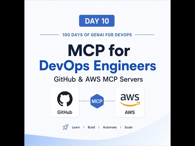 Day 10: 100 Days of Genai for DevOps:  MCP for DevOps Engineers: GitHub & AWS MCP Servers