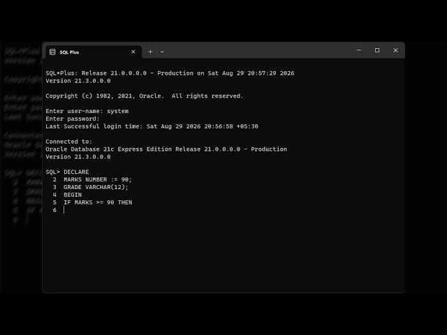 Conditional Control in PL/SQL | IF, IF-ELSE & CASE Statement