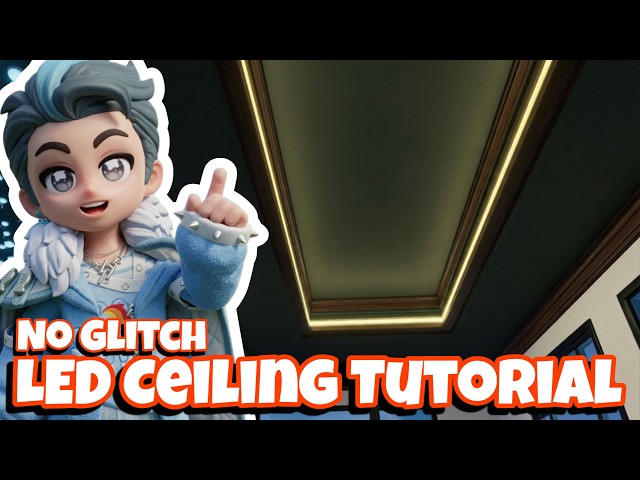 LED Ceiling trick (no glitch) | Heartopia