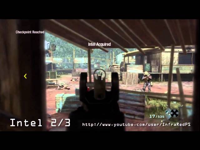 Black Ops Mission 9 'Victor Charlie' Intel Locations