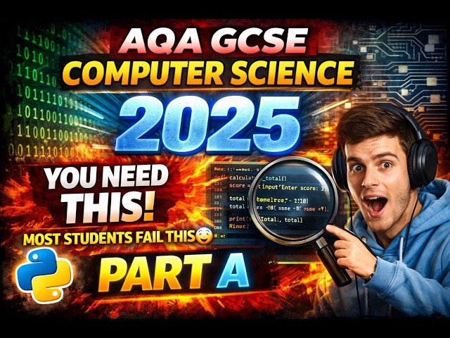 GCSE Computer Science Paper 1 Python Section A Walkthrough (Exam Help)