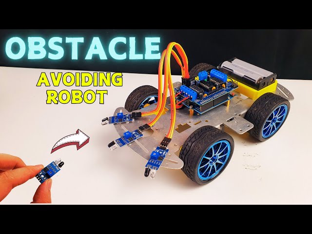 Build an Arduino Obstacle Avoiding Robot with 3 IR Sensors