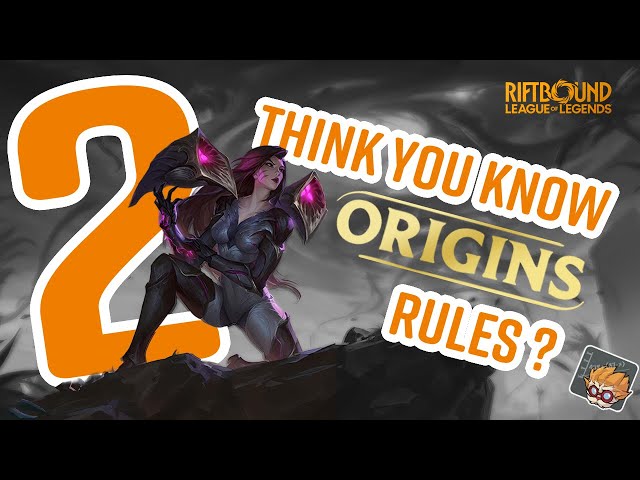 TEST YOUR KNOWLEDGE Riftbound: Origins TWO!