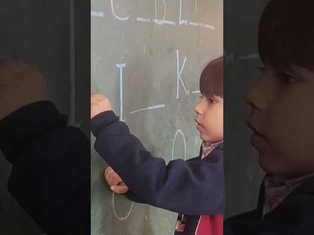 Nursery students preparation third unit test