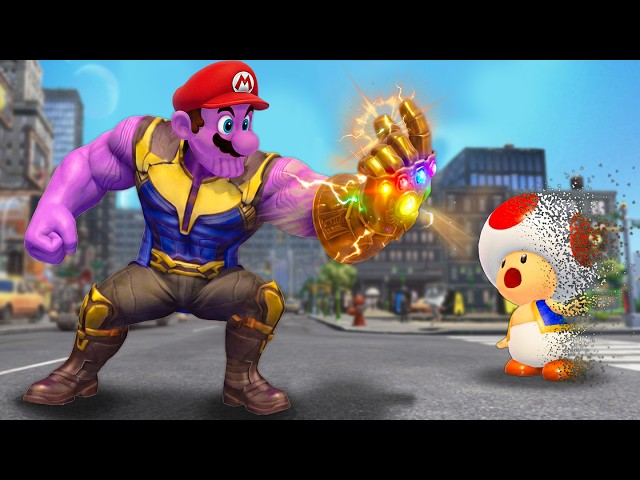 ¡Jugando como THANOS en Super Mario! (Mods)
