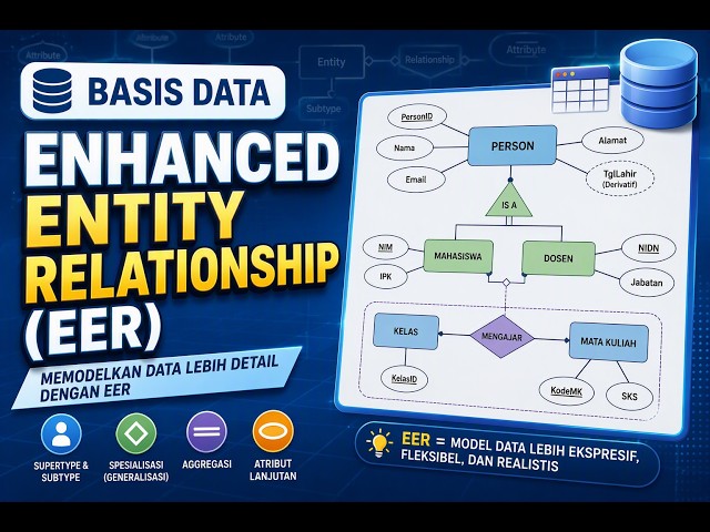 🔴Bedah Data #04 | Enhanced Entity Relationship (EER): Entitas, Atribut, Relasi
