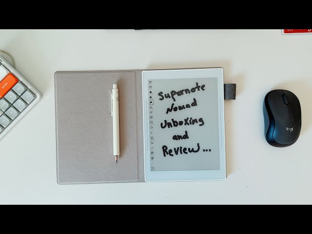 The Supernote Nomad E-Ink Tablet Review From a Study Enthusiast