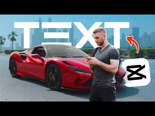How to Add Text Behind Moving Objects in CapCut