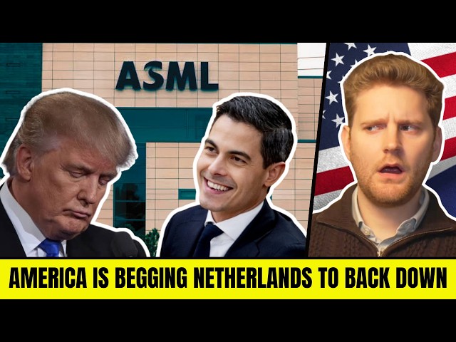 Netherlands DESTROYS US Congress - ASML Can COLLAPSE The Entire AI Economy