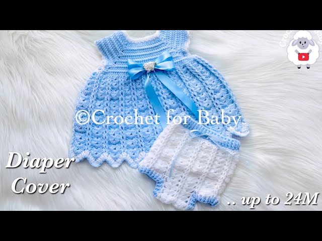 Easy Crochet Baby Diaper Cover 🧶 Little Adele Bloomers Shorts | Step-by-Step Tutorial | NB-24M