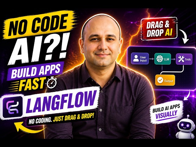 Build Powerful AI Apps WITHOUT Writing Code | Langflow Explained