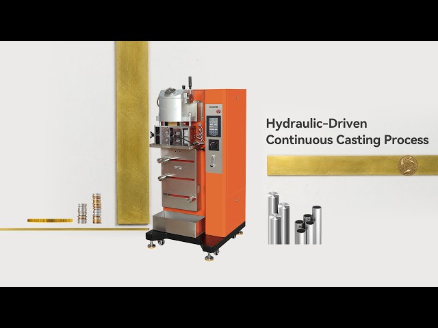 🔥 Watch How Yihui Continuous Casting Machine Creates Precision Metal Castings!