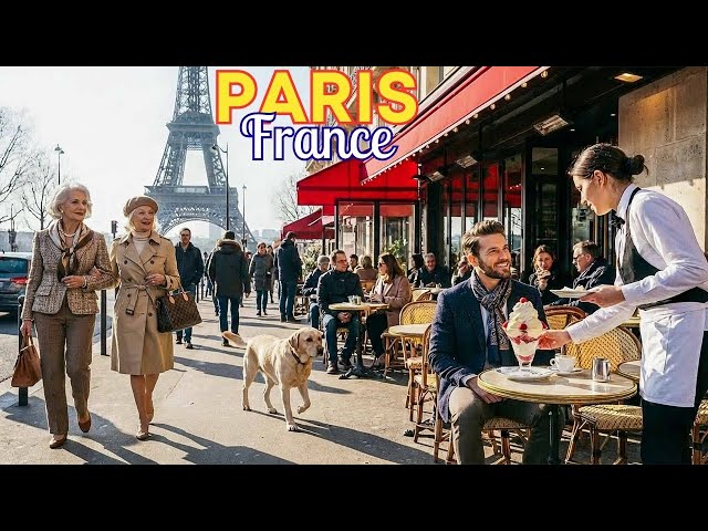 Paris, France 🇫🇷 🌤️ | Morning Walk on a Beautiful Day in January 2026 | 4K HDR Paris Walk