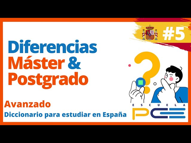🟠Differences between MASTER'S and POSTGRADUATE degrees🟠 ⭐Escuela PCE