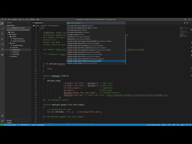 07 01 Loading CSS, JS (Creating Dashboard in WordPress Admin Area with Custom Table & Google Chart)