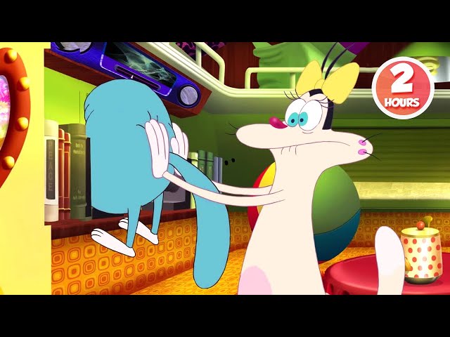 Oggy is stuck | OGGY TV |  2 Hours Compilation | New Episodes in HD