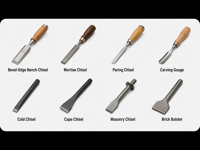 Every Chisel Explained in 9 Minutes
