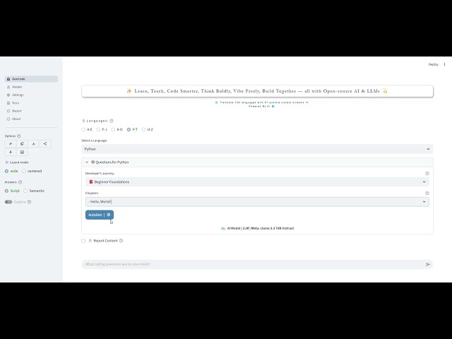Python, "Hello World"