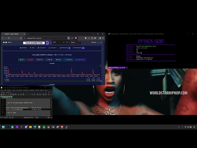 Shodan C2 Flatlines A 100gig Dstat