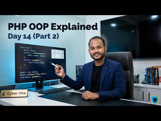 Day 14 (Part 2): PHP OOP Classes & Objects Explained | Live PHP Course for Beginners